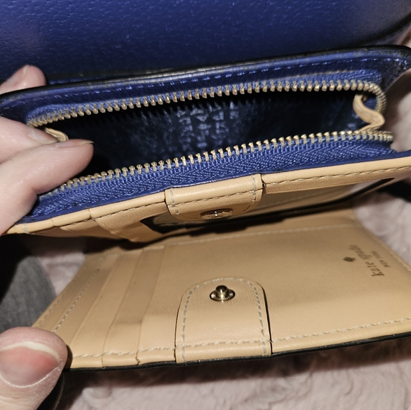 Kate Spade Royal Blue Hanna Crossbody with Matching Wallet - Picture 4 of 6